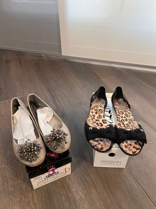 2 pares de zapatos Talla 38