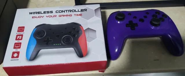 Mando Morado y Negro para Switch/PC/Android