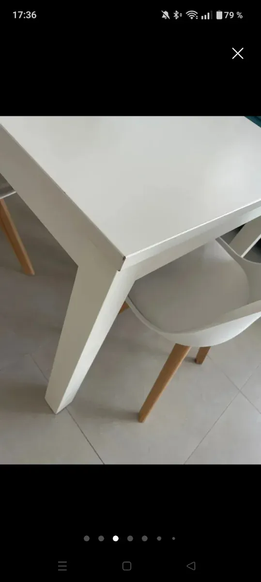 Mesa extensible Ikea blanca