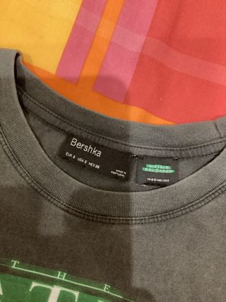 Camiseta Matrix Reloaded Bershka Talla S