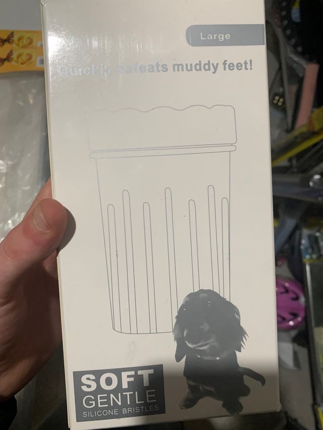 Pulisci zampe cane rosa