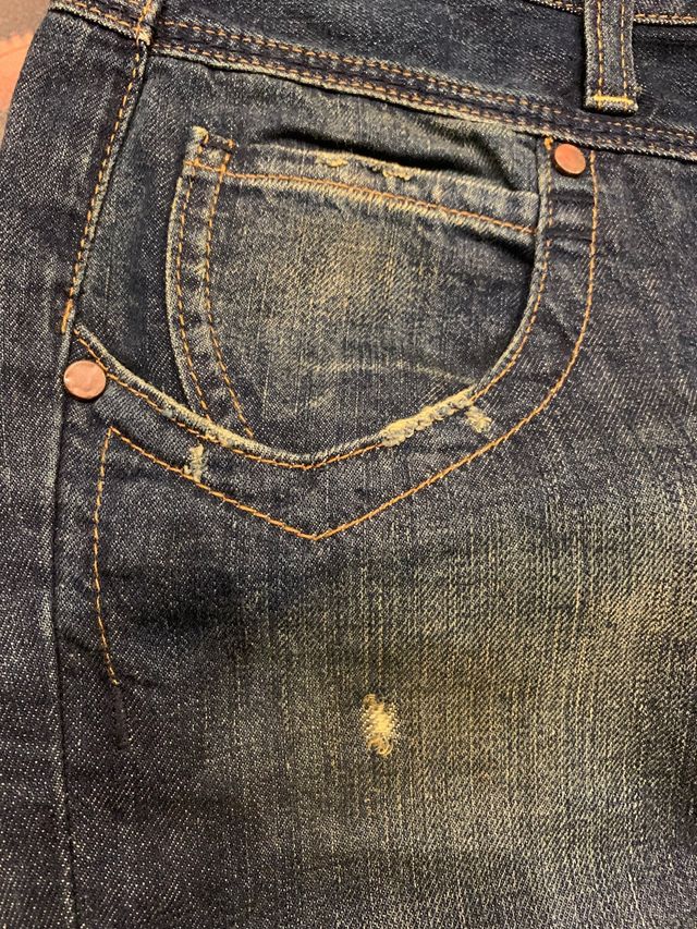 Pantalón vaquero tiro bajo