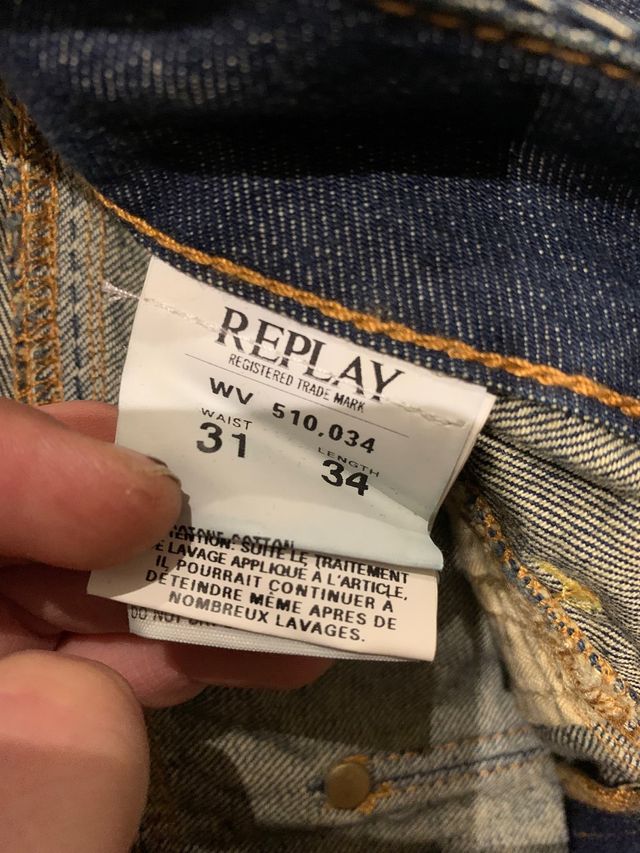 Pantalón vaquero tiro bajo