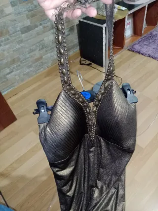 Vestido fiesta Renata con pedrería