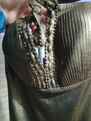 Vestido fiesta Renata con pedrería