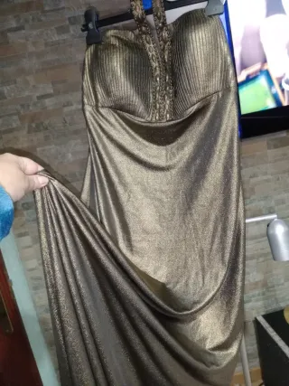 Vestido fiesta Renata con pedrería