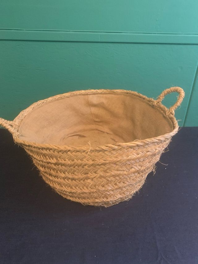 Cesto forrado yute 60x50