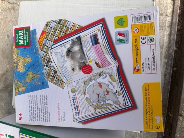 Puzzle Maxi GeoLibri Gli Animali Lisciani