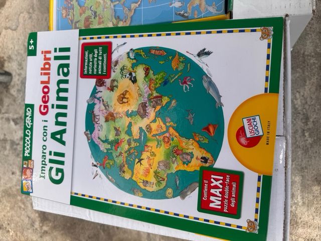 Puzzle Maxi GeoLibri Gli Animali Lisciani