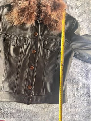 Giacca Pelle Donna Anna Paola con Pelliccia