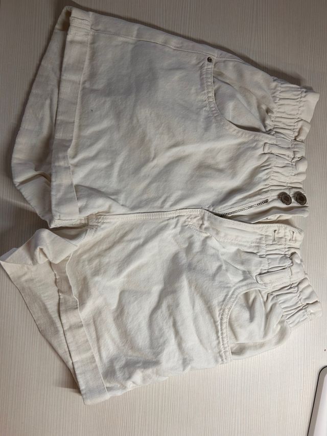 Pantalones cortos blancos TALLa 13/14