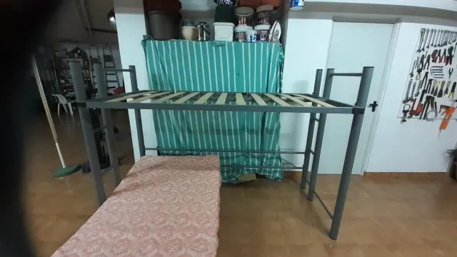Estructura litera metálica cama de 90. desmontable