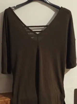 Maglia Tezenis S marrone mezze maniche