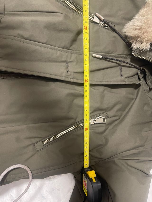 Abrigo Massimo Dutti verde talla M