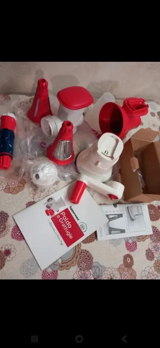 Kit Grattugia e Poldi Tupperware.