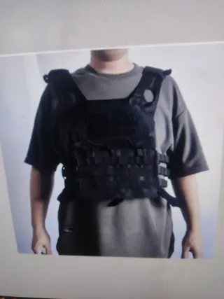 Chaleco Táctico Airsoft con Protecciones