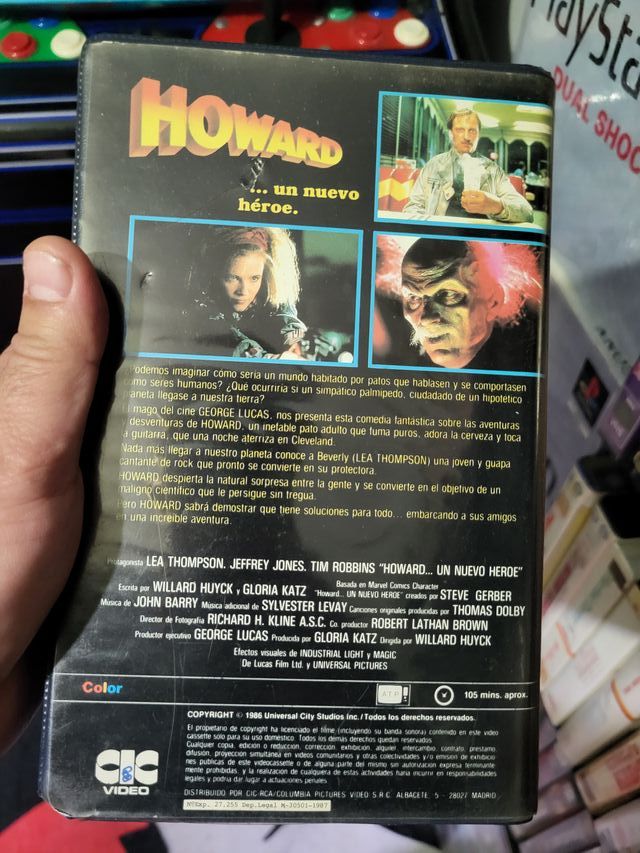 VHS Howard Primera Edición Videoclub
