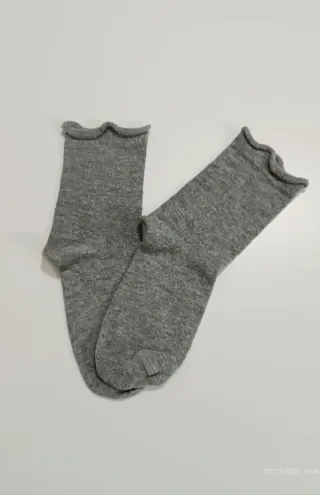 Calzini donna taglia unica grigi
