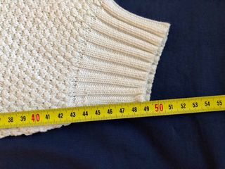 Maglione in cotone unisex bianco