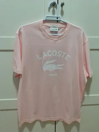 Camiseta Lacoste Rosa Nueva