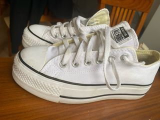 Converse Doble Suela Blancas Talla 36,5