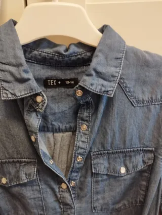Vestido vaquero Tex azul talla 13-14