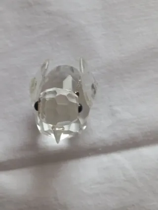 Lote Figura gato cristal Murano antigua y otras 3