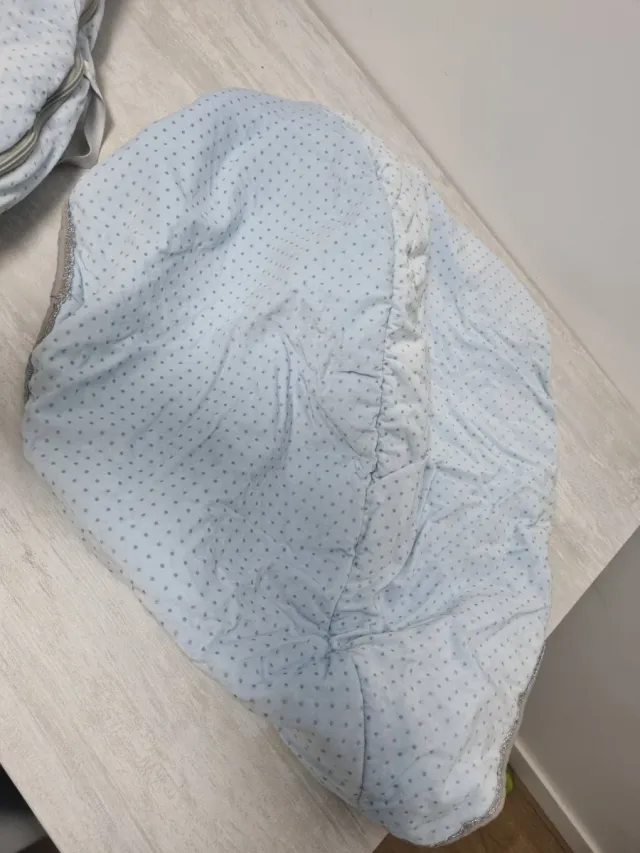 Saco silla y capota de bugaboo bebé azul