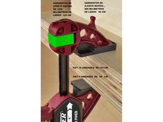 Sargentos Piher 125 cm