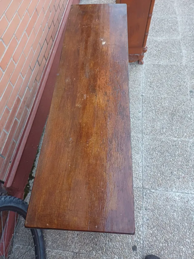 Mueble recibidor de madera