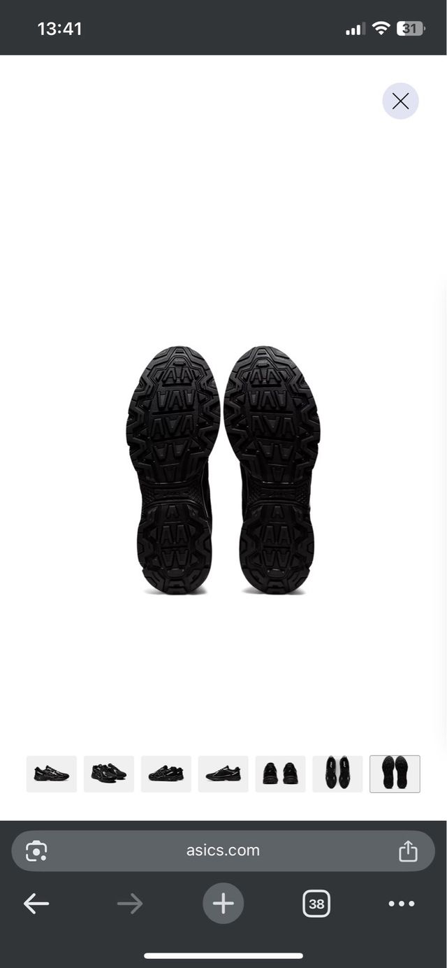 Zapatilla Asics Gel Venture 6 Trail Negra