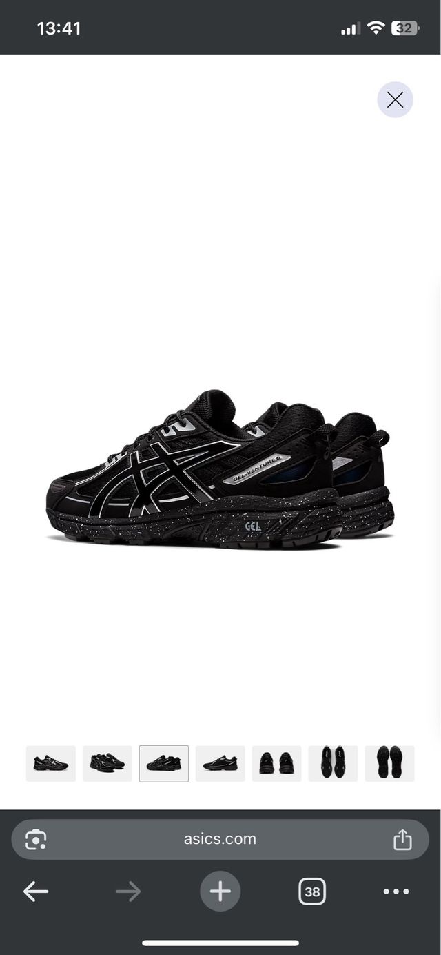 Zapatilla Asics Gel Venture 6 Trail Negra