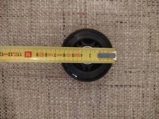 Ruote per valigia nere e argentate