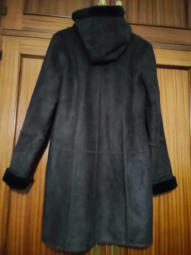 Abrigo marrón forrado pelo Kiabi Talla 42/44