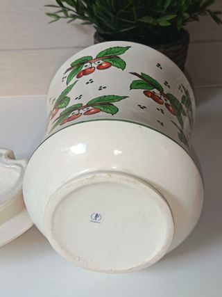 Vaso Amarena Frutto Tassoni Salò scritte rosse