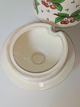 Vaso Amarena Frutto Tassoni Salò scritte rosse