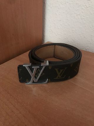 Cinturón Louis Vuitton Marrón y Dorado