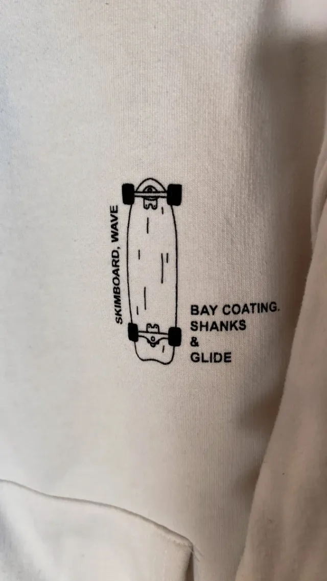 Sudadera infantil blanca