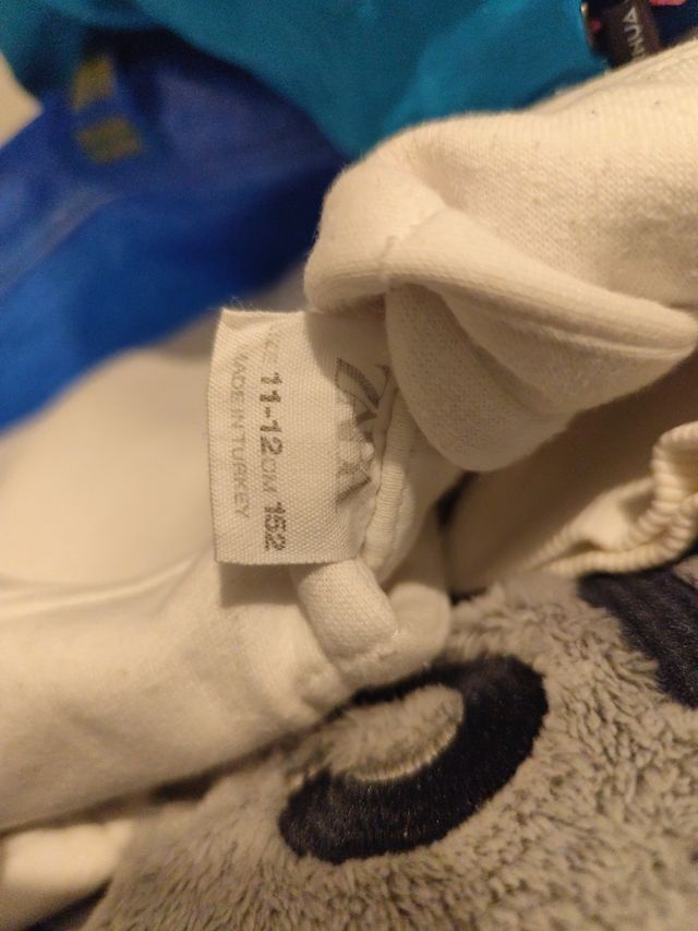 Sudadera infantil blanca