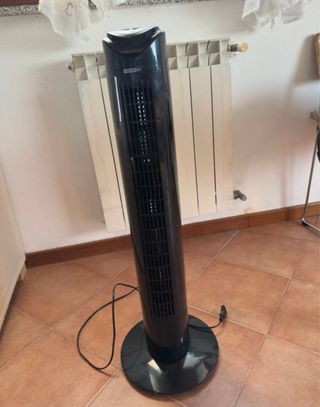 Ventilatore a torre nero
