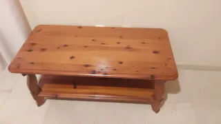 Mesa de centro de madera maciza