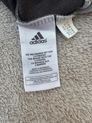 Adidas Sweathoodie Vintage Y2K Grey Athletic Retro