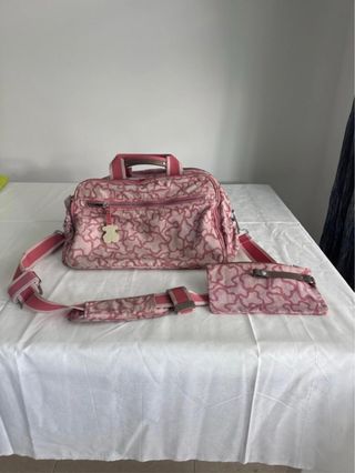 Bolsa Tous con Neceser Rosa