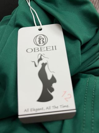 Vestido largo OBEEII verde