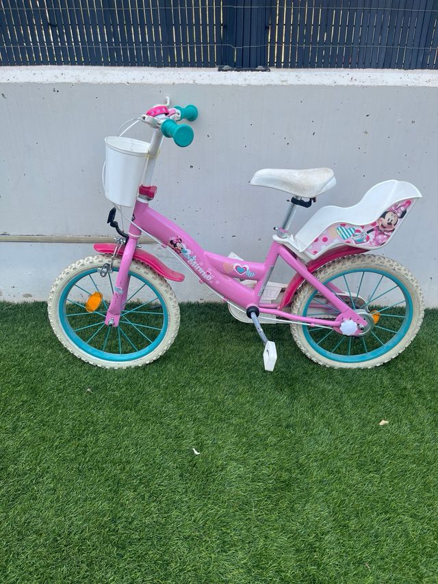 Bicicleta infantil Minnie Mouse 16 pulgadas