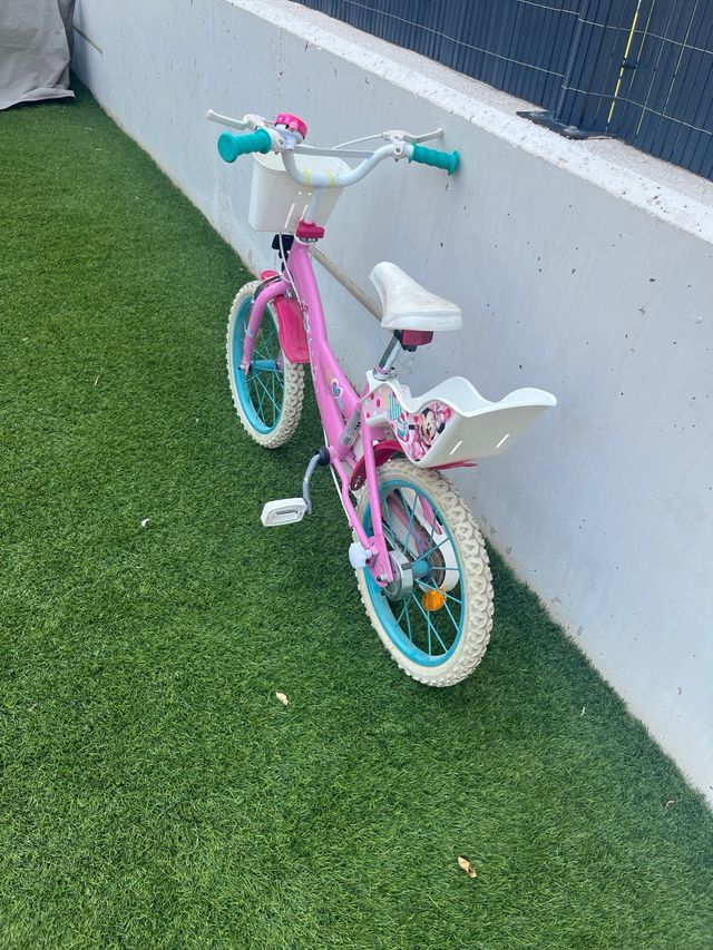 Bicicleta infantil Minnie Mouse 16 pulgadas