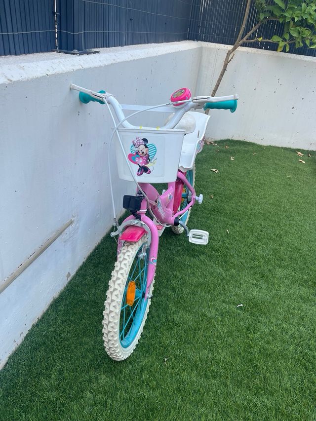 Bicicleta infantil Minnie Mouse 16 pulgadas