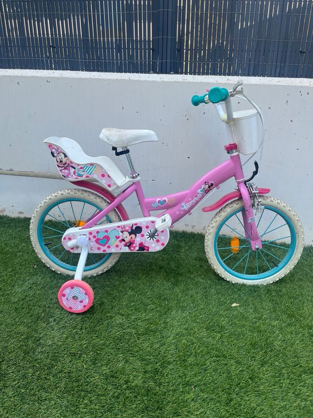 Bicicleta infantil Minnie Mouse 16 pulgadas