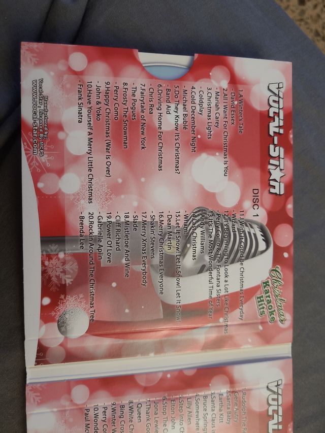 CD Karaoke Christmas Hits 40 Canciones