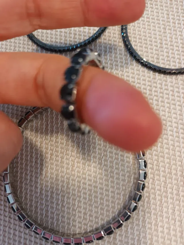 Conjunto Aros, Pulsera y Anillo